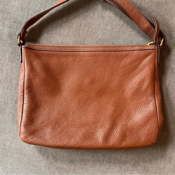 Fossil Elise Brown Leather Crossbody Bag Pebbled Leather Tan - Picture 4 of 6